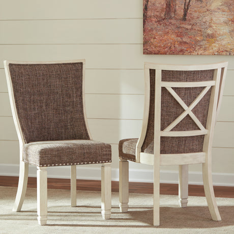 Bolanburg Two-tone Dining Chair, Set of 2 from Ashley - Luna Furniture
