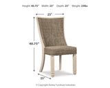 Bolanburg 2-Piece Dining Room Chair in Two-tone from Ashley Furniture - Luna Furniture