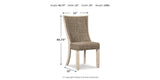 Bolanburg Two-tone Dining Table, 4 Chairs, Bench, Server and Display Cabinet from Ashley - Luna Furniture