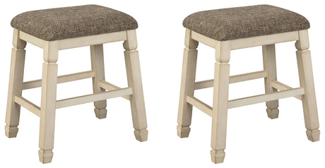 Bolanburg Two-Tone Counter Height Bar Stool, Set of 2 from Ashley Furniture - Luna Furniture