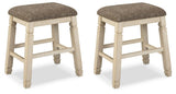 Bolanburg Two-tone Counter Height Barstool, Set of 2 from Ashley - Luna Furniture