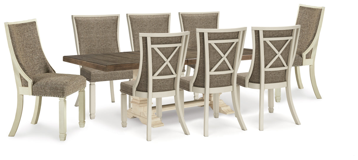 Bolanburg Dining Extension Table and 8 Chairs from Ashley Furniture - Luna Furniture