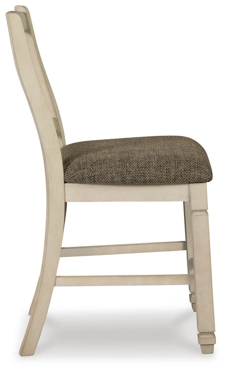 Bolanburg Two-tone Counter Height Chair, Set of 2 from Ashley Furniture - Luna Furniture