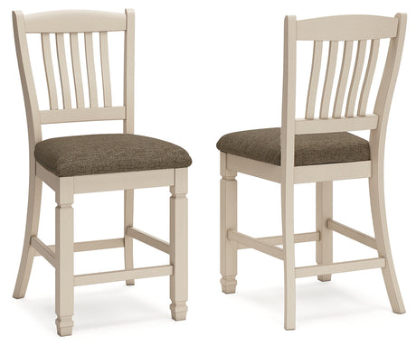 Bolanburg Two-tone Counter Height Chair, Set of 2 from Ashley - Luna Furniture