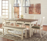 Bolanburg Two-tone Rectangular Dining Set from Ashley - Luna Furniture
