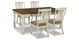 Bolanburg Two Tone Dining Table and 4 Chairs from Ashley Furniture - Luna Furniture