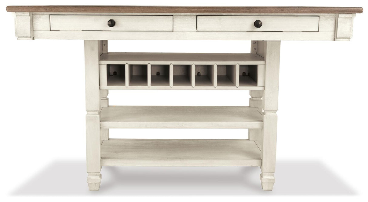 Bolanburg Counter Height Dining Table and 4 Barstools from Ashley - Luna Furniture
