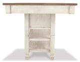 Bolanburg Counter Height Dining Table and 6 Barstools in Two-tone from Ashley - Luna Furniture