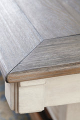 Bolanburg Counter Height Dining Table and 6 Barstools in Two-tone from Ashley - Luna Furniture