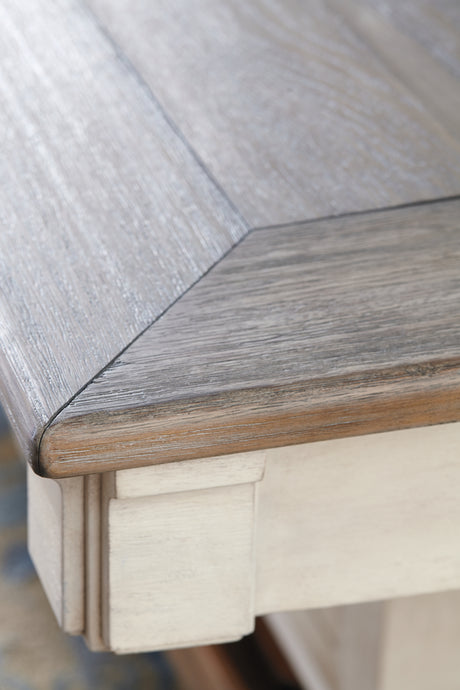 Bolanburg Counter Height Dining Table and 6 Barstools in Two-tone from Ashley - Luna Furniture