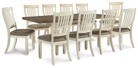 Bolanburg Extension Dining Table and 10 Chairs from Ashley - Luna Furniture