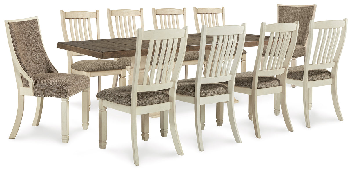 Bolanburg Antique White Two-tone Extendable Dining Set from Ashley - Luna Furniture
