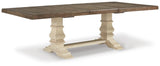 Bolanburg Antique White Extention Dining Table from Ashley Furniture - Luna Furniture
