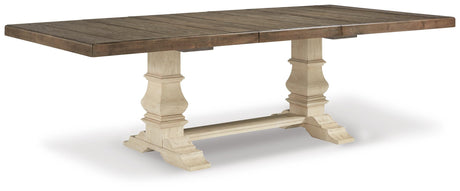 Bolanburg Antique White Extention Dining Table from Ashley Furniture - Luna Furniture