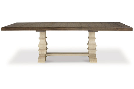 Bolanburg Antique White Dining Table and 8 Chairs from Ashley Furniture - Luna Furniture
