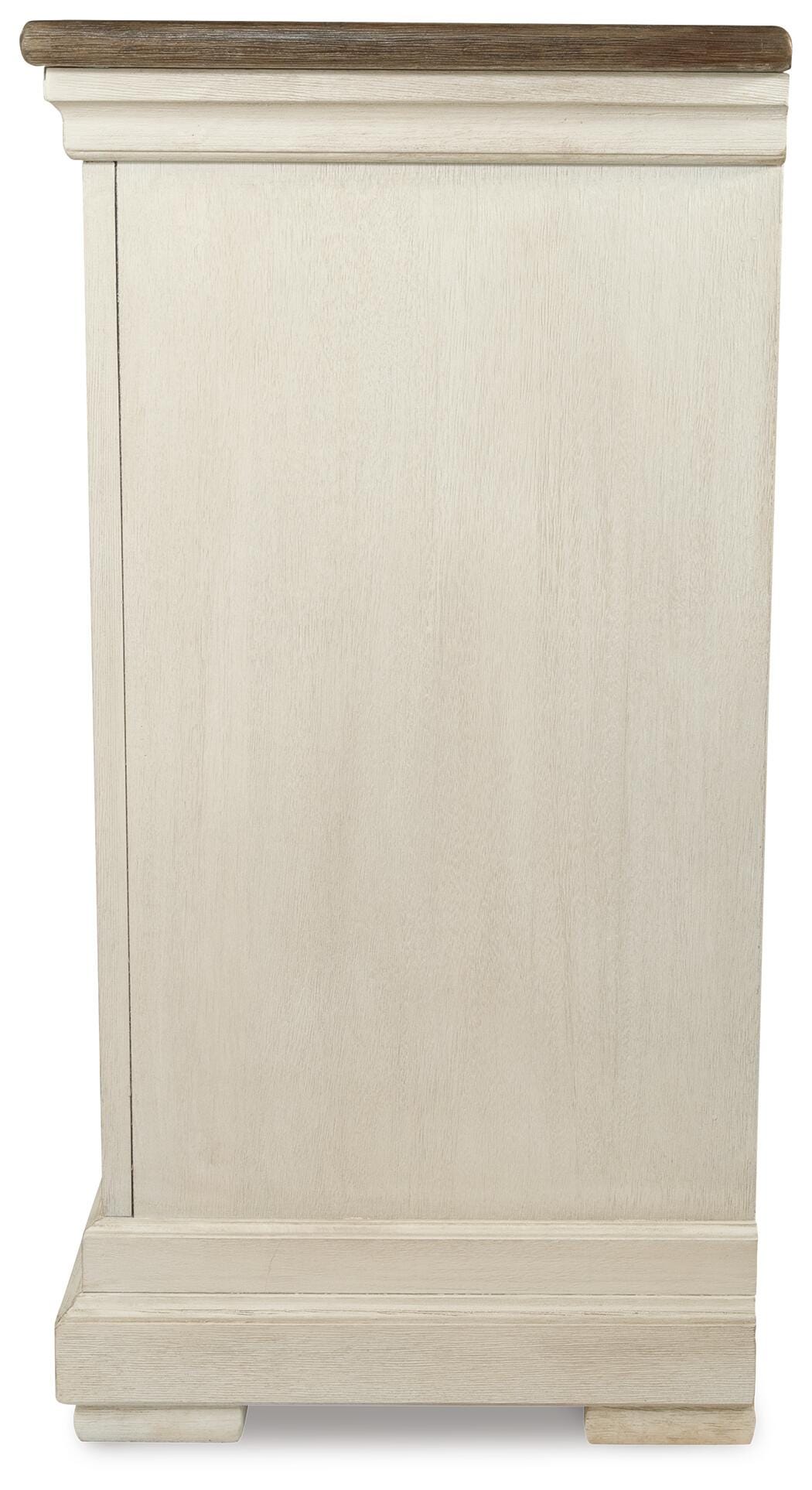 Bolanburg Dining Table and 10 Chairs with Storage in Antique White from Ashley Furniture - Luna Furniture