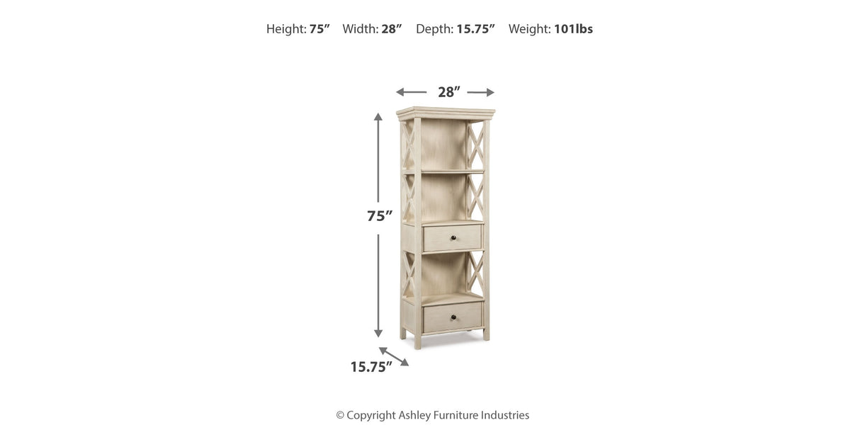 Bolanburg Antique White Display Cabinet from Ashley Furniture - Luna Furniture