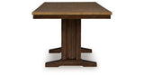 Rylandeen Light Brown/Dark Brown Counter Height Dining Extension Table from Ashley - Luna Furniture