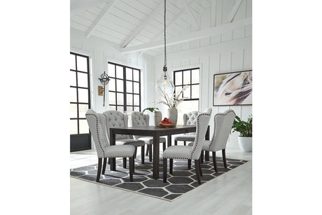 Jeanette Linen Dining Table and 6 Chairs