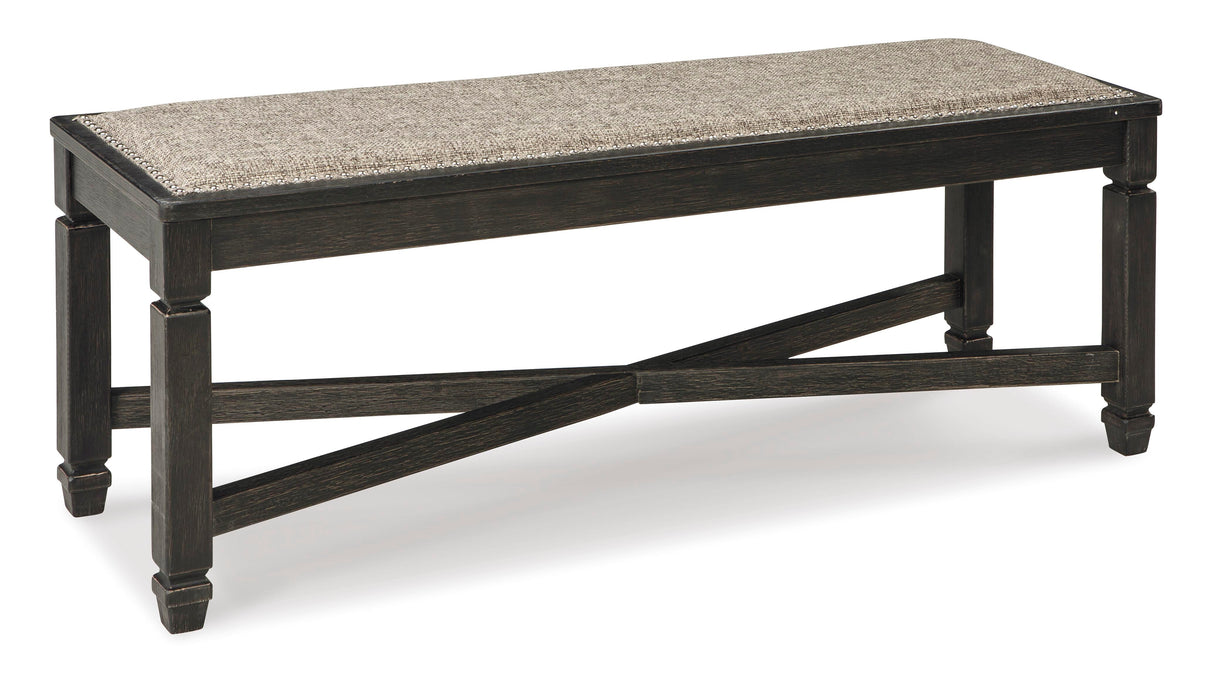 Tyler Creek Black/Grayish Brown Rectangular Dining Set from Ashley - Luna Furniture