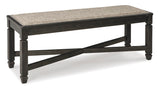 Tyler Creek Black/Grayish Brown Rectangular Dining Set from Ashley - Luna Furniture