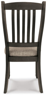 Tyler Creek Black/Grayish Brown Dining Chair, Set of 2 from Ashley - Luna Furniture