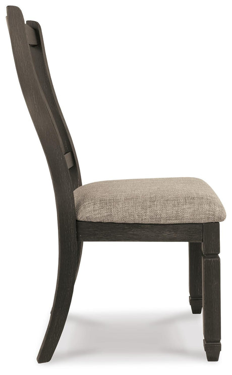 Tyler Creek Black/Grayish Brown Dining Chair, Set of 2 from Ashley - Luna Furniture