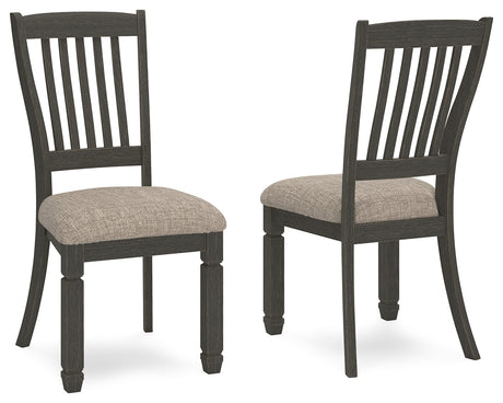 Tyler Creek Black/Grayish Brown Dining Chair, Set of 2 from Ashley - Luna Furniture