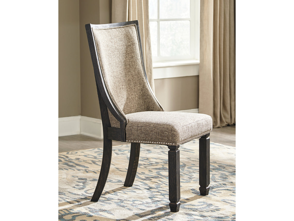 Tyler Creek Black/Grayish Brown Dining Table and 4 Chairs from Ashley Furniture - Luna Furniture