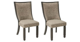 Tyler Creek Black/Grayish Brown Dining Chair, Set of 2 from Ashley - Luna Furniture