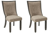 Tyler Creek Black/Grayish Brown Dining Chair, Set of 2 from Ashley - Luna Furniture