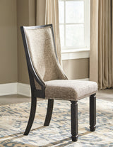 Tyler Creek Black/Grayish Brown Dining Chair, Set of 2 from Ashley - Luna Furniture