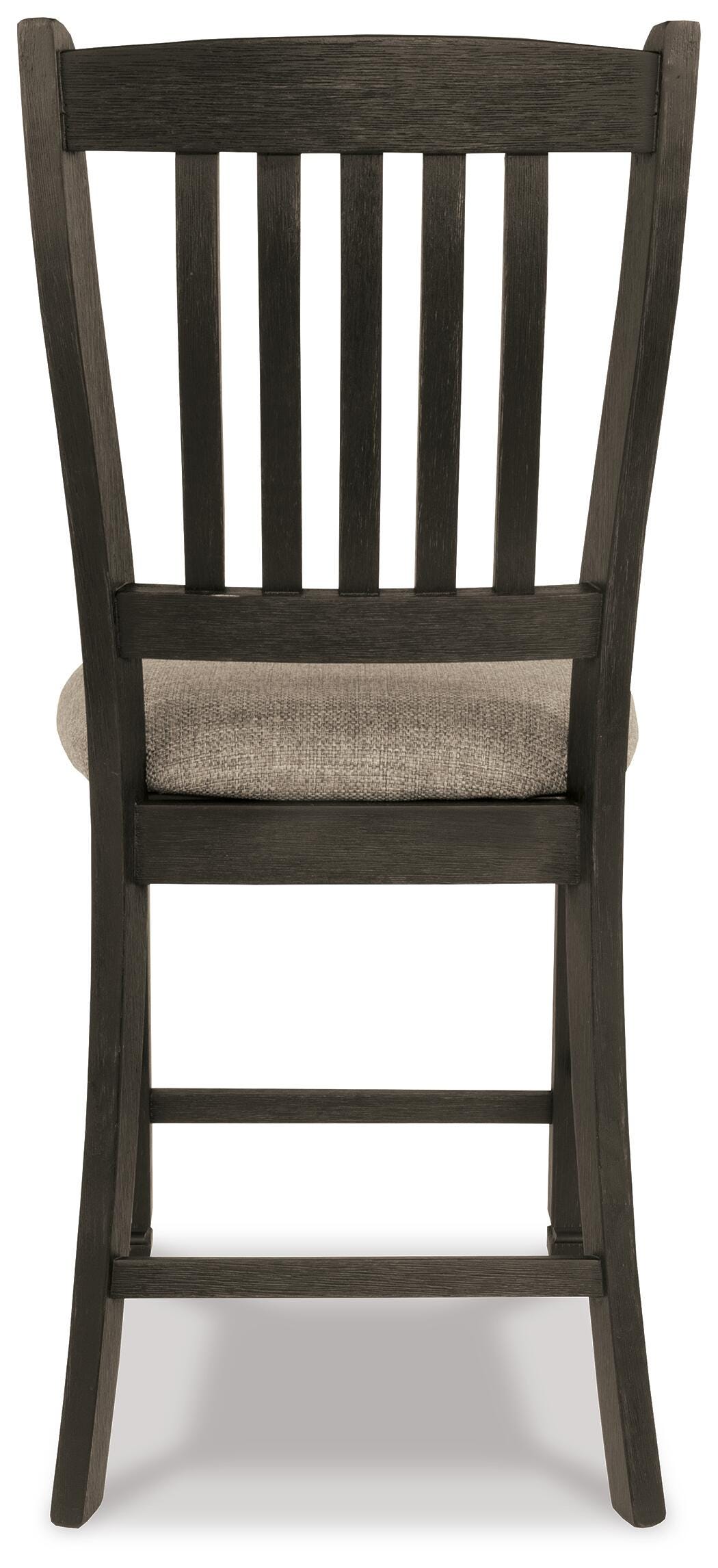 Tyler Creek Black/Grayish Brown Counter Height Table with 4 Barstools, Server and Display Cabinet from Ashley Furniture - Luna Furniture