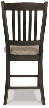 Tyler Creek Black/Gray Counter Height Dining Table with 4 Barstools from Ashley Furniture - Luna Furniture