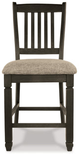 Tyler Creek Black/Grayish Brown Counter Height Dining Table and 4 Barstools with Server from Ashley Furniture - Luna Furniture