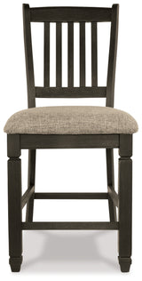 Tyler Creek Black/Gray Counter Height Dining Table and 2 Barstools from Ashley - Luna Furniture