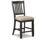 Tyler Creek Black/Gray Counter Height Dining Table and 2 Barstools from Ashley - Luna Furniture