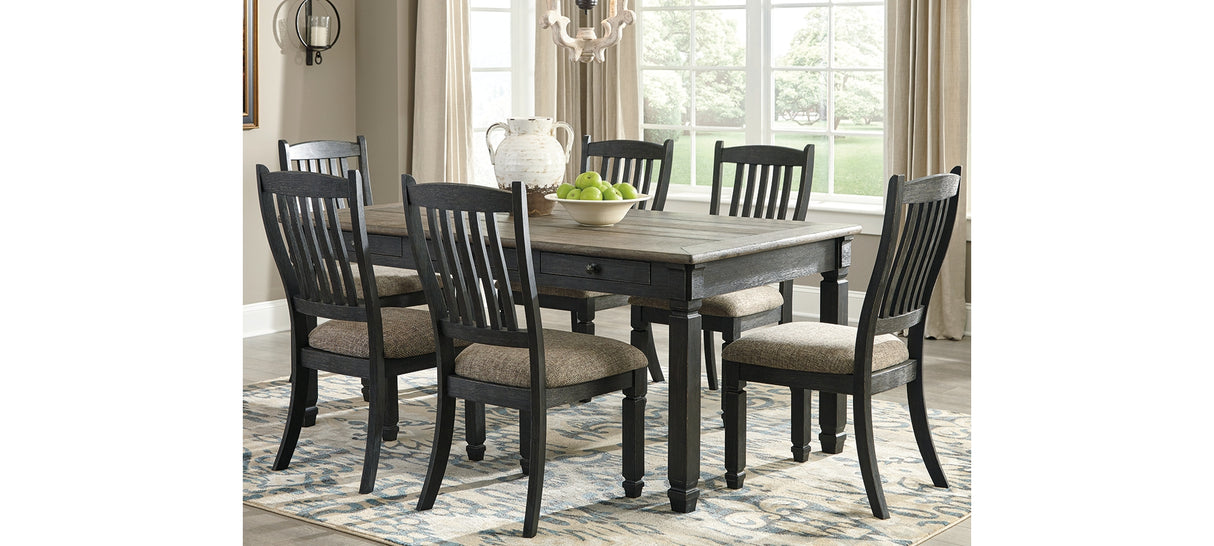 Tyler Creek Black/Gray Dining Table from Ashley - Luna Furniture