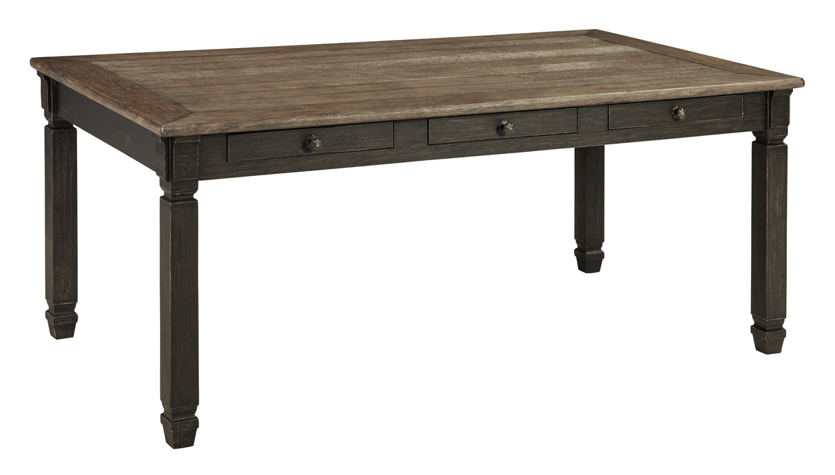 Tyler Creek Black/Grayish Brown Rectangular Dining Set from Ashley - Luna Furniture