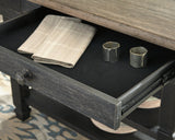 Tyler Creek Black/Gray Counter Height Dining Table and 4 Barstools and Bench from Ashley Furniture - Luna Furniture