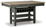 Tyler Creek Black/Gray Counter Height Dining Table from Ashley Furniture - Luna Furniture