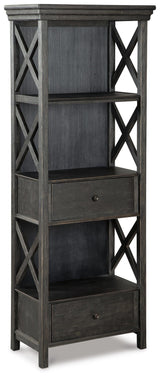 Tyler Creek Black/Gray Display Cabinet from Ashley - Luna Furniture