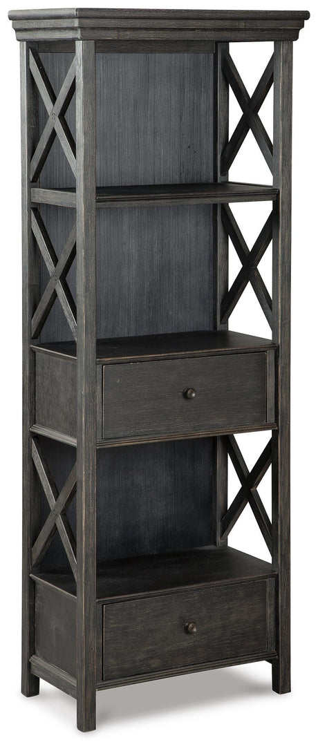 Tyler Creek Black/Gray Display Cabinet from Ashley - Luna Furniture