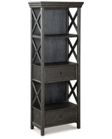 Tyler Creek Black/Gray Display Cabinet from Ashley - Luna Furniture