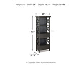 Tyler Creek Black/Gray Display Cabinet from Ashley - Luna Furniture