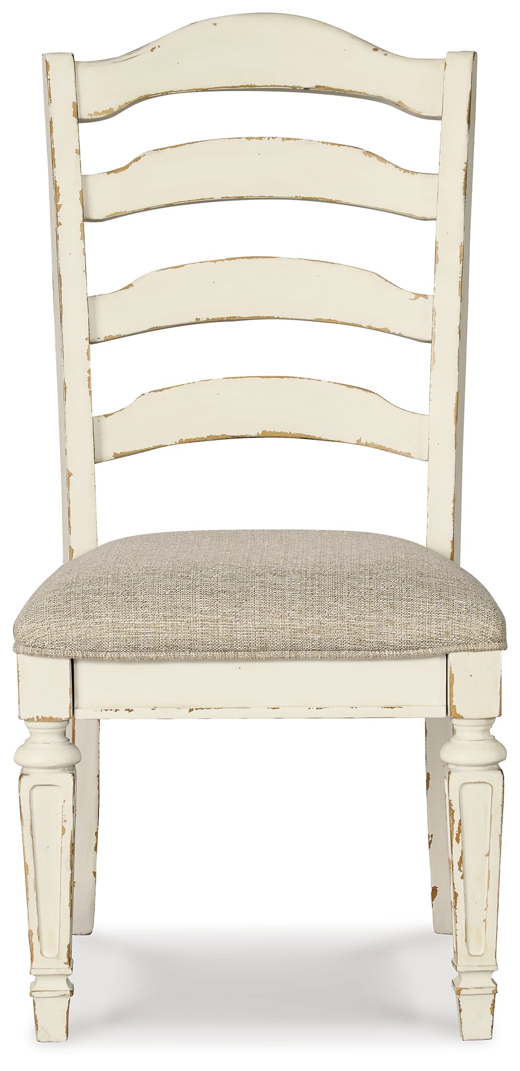 Realyn Chipped White Dining Chair, Set of 2 from Ashley Furniture - Luna Furniture
