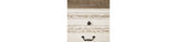 Realyn Chipped White Dining Table and 4 Chairs from Ashley Furniture - Luna Furniture