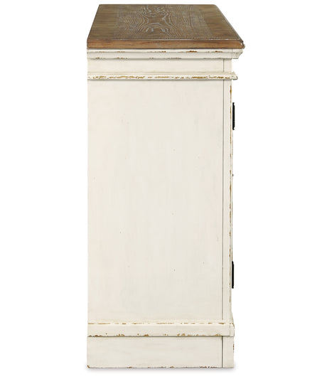 Realyn Chipped White Dining Server from Ashley - Luna Furniture