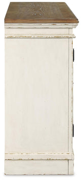 Realyn Chipped White Dining Server from Ashley Furniture - Luna Furniture