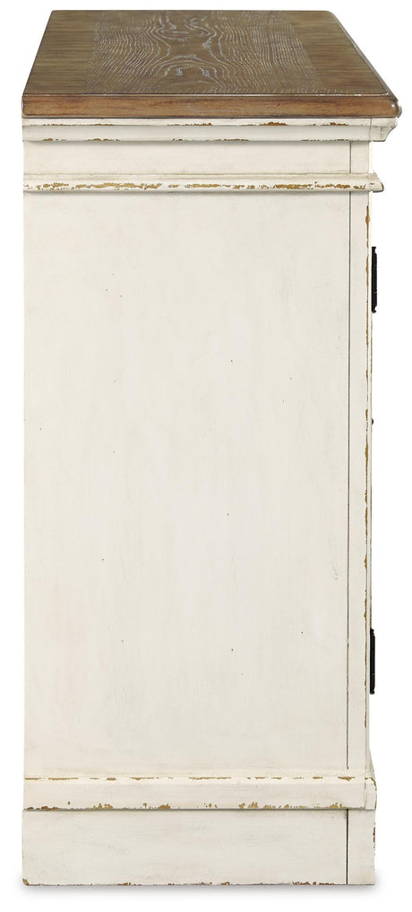 Realyn Chipped White Dining Server from Ashley Furniture - Luna Furniture